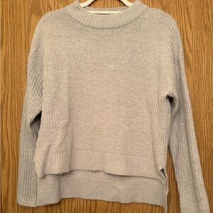 Garage Women's Light Gray Crew Neck Sweater